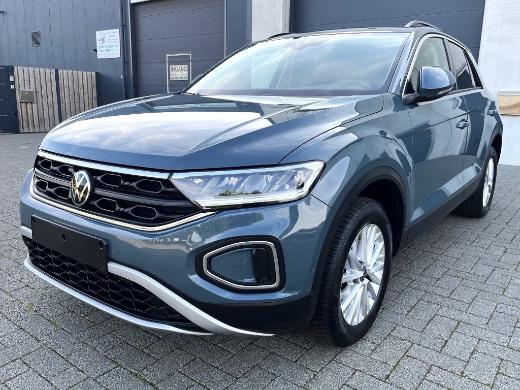 VW T-Roc 1.5 TSI Life Business DSG*Vele opties*IN NIEUWSTAAT, 4 cilinders, Blauw, 5 zetels, 5 deurs