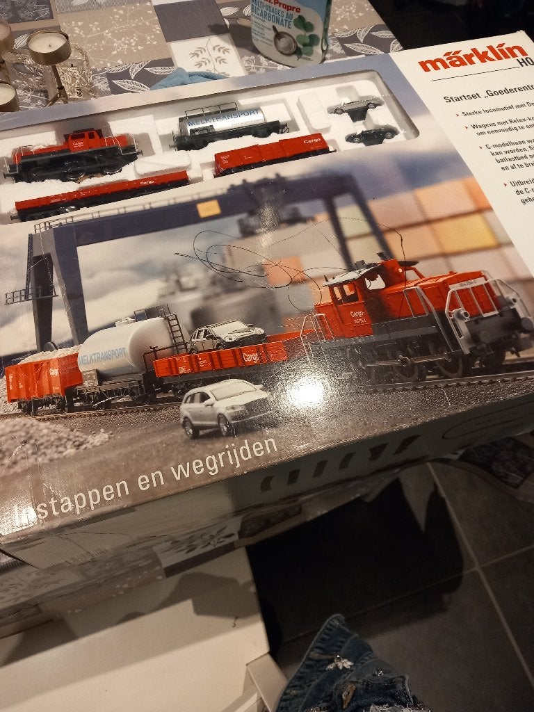 Elektrische trein márklin, Ophalen, Zo goed als nieuw, Treinset, Märklin