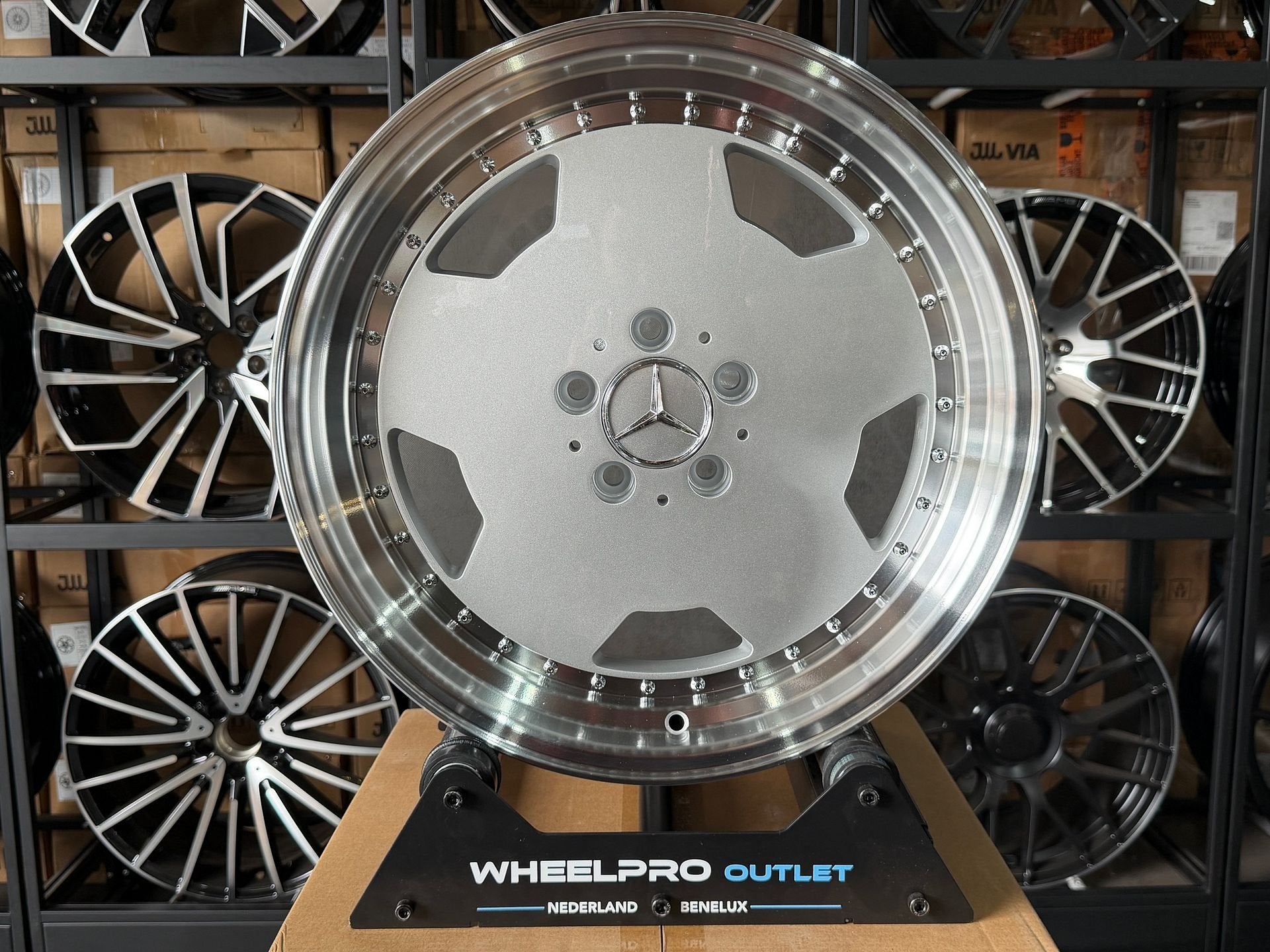 18'' Mercedes Monoblock velgen W124 W126 W129 W140 W170 208, Auto-onderdelen, Velg(en), -, -, Nieuw