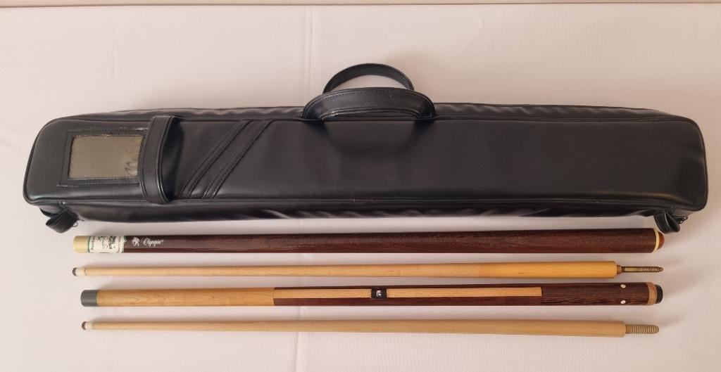 2 Biljartkeu, Sport en Fitness, Biljarten en Poolen, Ophalen of Verzenden, Gebruikt, Keu of Ballen