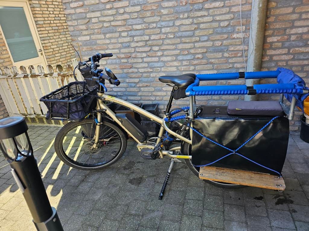 Yuba Boda Boda longtail, Autres marques, Moins de 47 cm, 50 km par batterie ou plus, Comme neuf