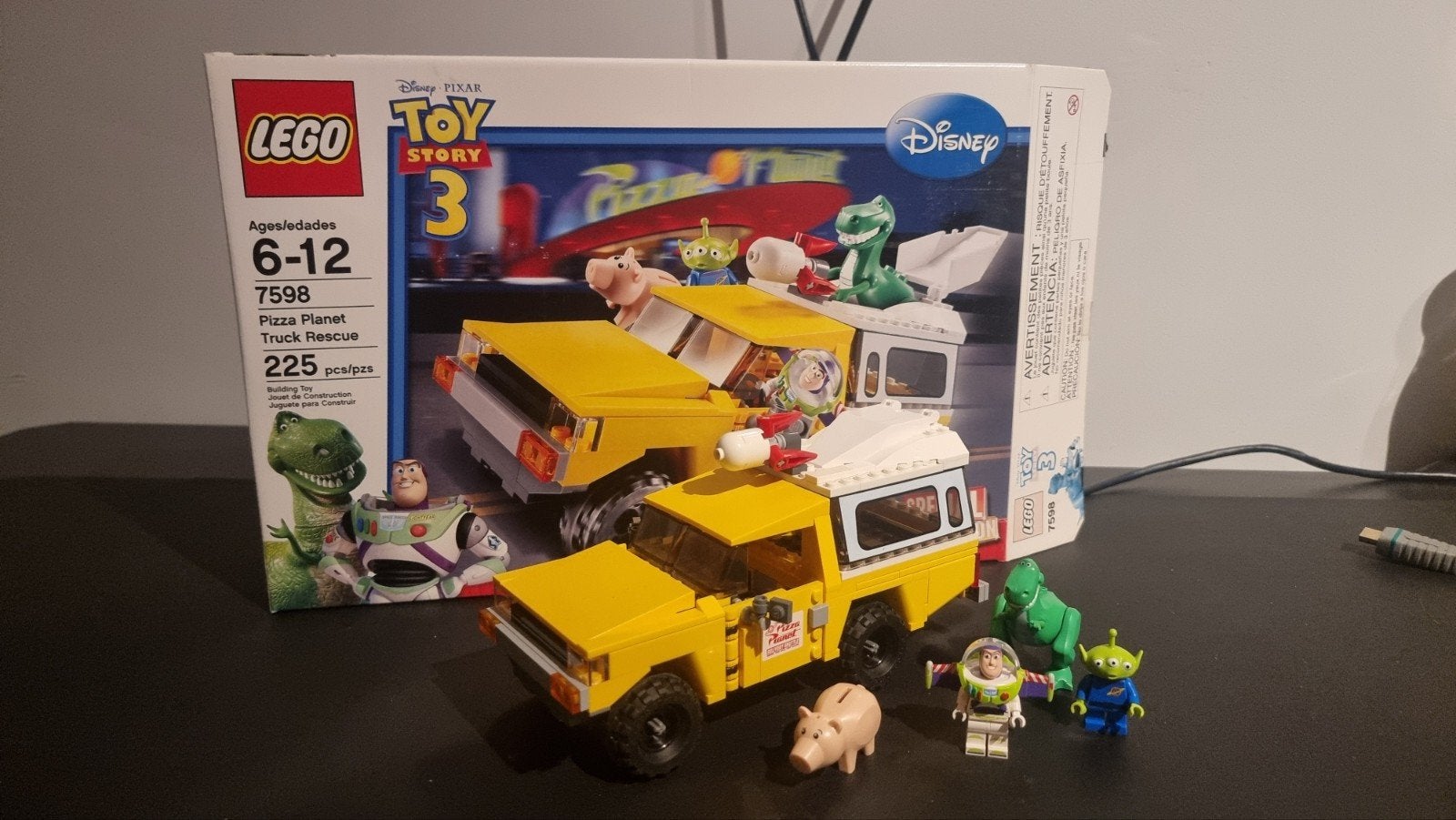 Lego 7598: Pizza Planet Truck Rescue, Ophalen of Verzenden, Inclusief doos, Lego