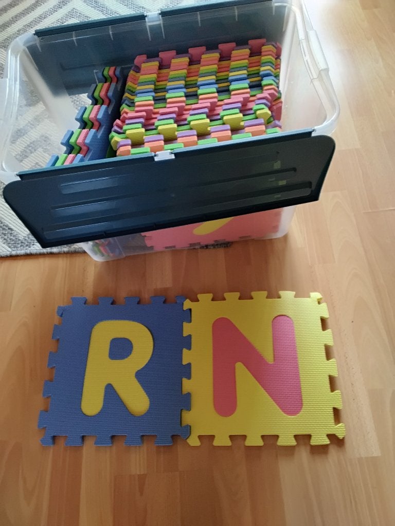 Puzzelmat, Kinderen en Baby's, Speelgoed | Speelkleden, Ophalen, Zo goed als nieuw