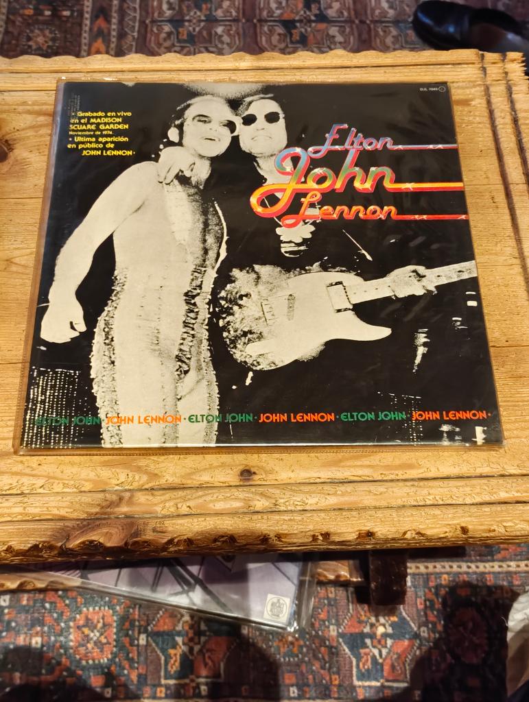 Lp van Elton John & John Lennon, Verzenden, Zo goed als nieuw, Overige formaten, Poprock