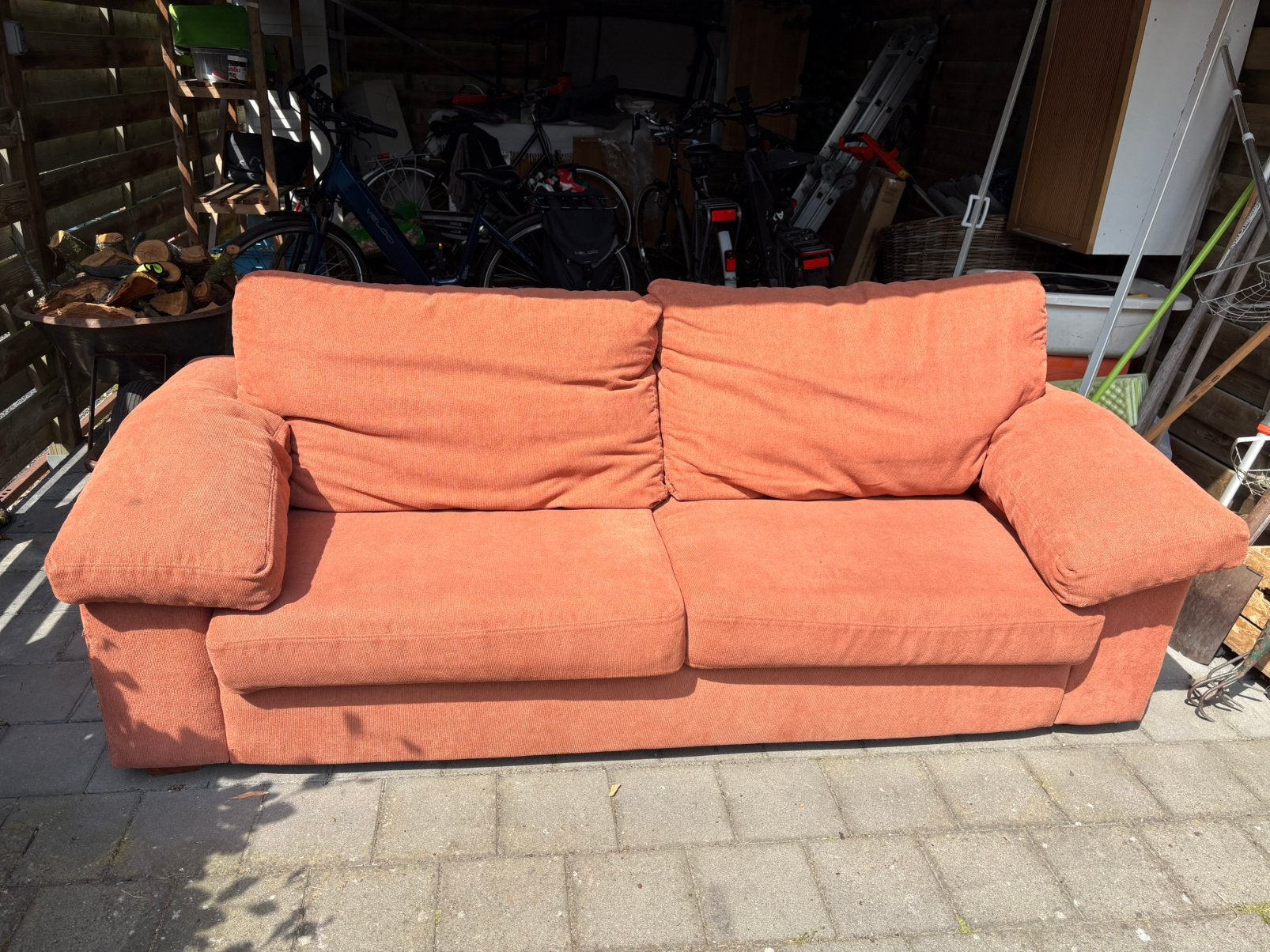 Zetel 2/3-zit, Huis en Inrichting, Zetels | Zetels, Ophalen, Gebruikt, 100 tot 125 cm, Driepersoons