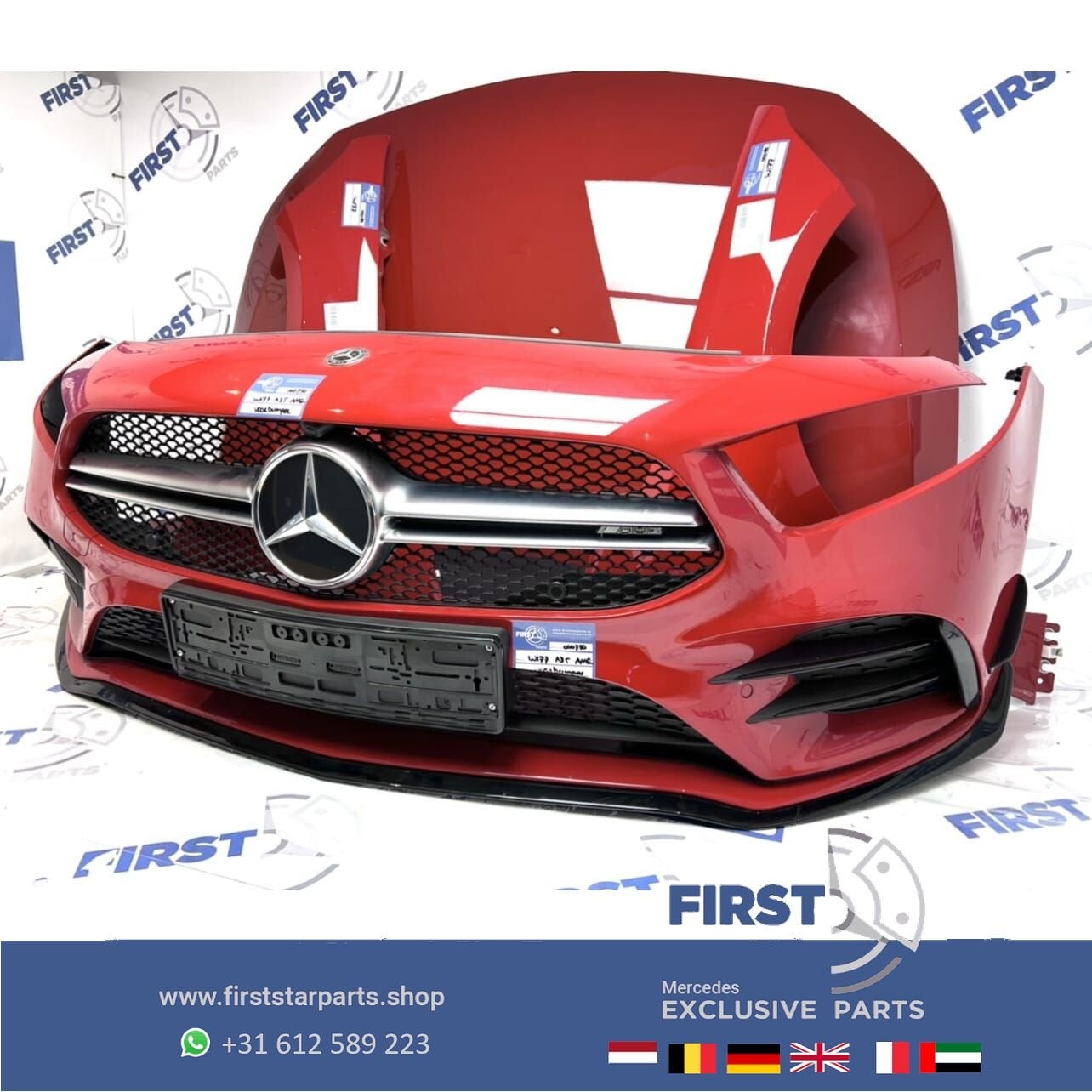 2021 W177 V177 A KLASSE A35 AMG VOORKOP ROOD 2022 PERFORMANC, Utilisé, -, Avant, -