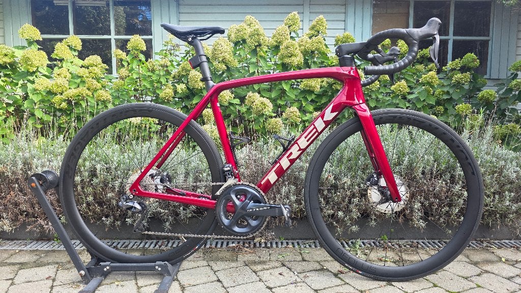Roues Trek Emonda SLR 7 Ultegra DI2 + Carbon, 53 à 57 cm, Enlèvement, Comme neuf, Carbone