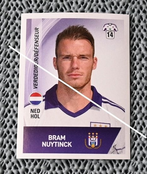 Panini Football 2014 RSC Anderlecht Bram Nuytinck, Collections, Envoi, Neuf, Affiche, Image ou Autocollant