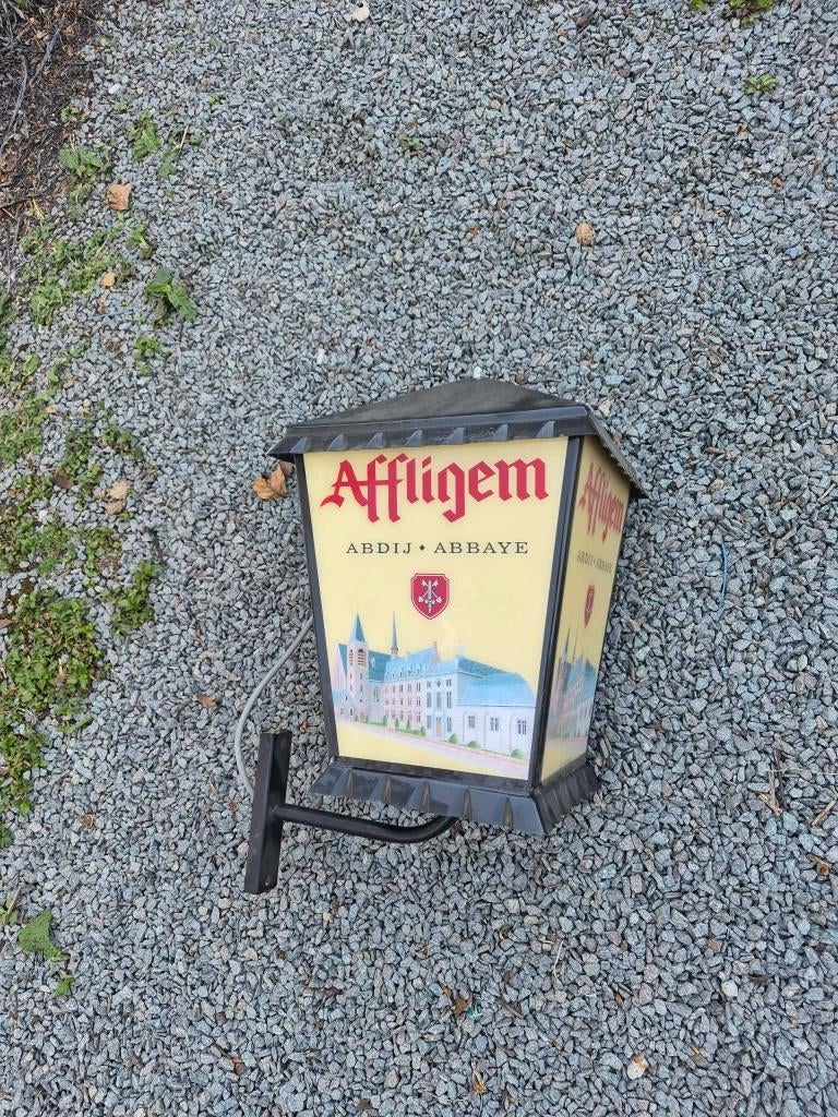 Affligem lichtbord, Ophalen, Zo goed als nieuw, Reclamebord, Plaat of Schild, Overige merken