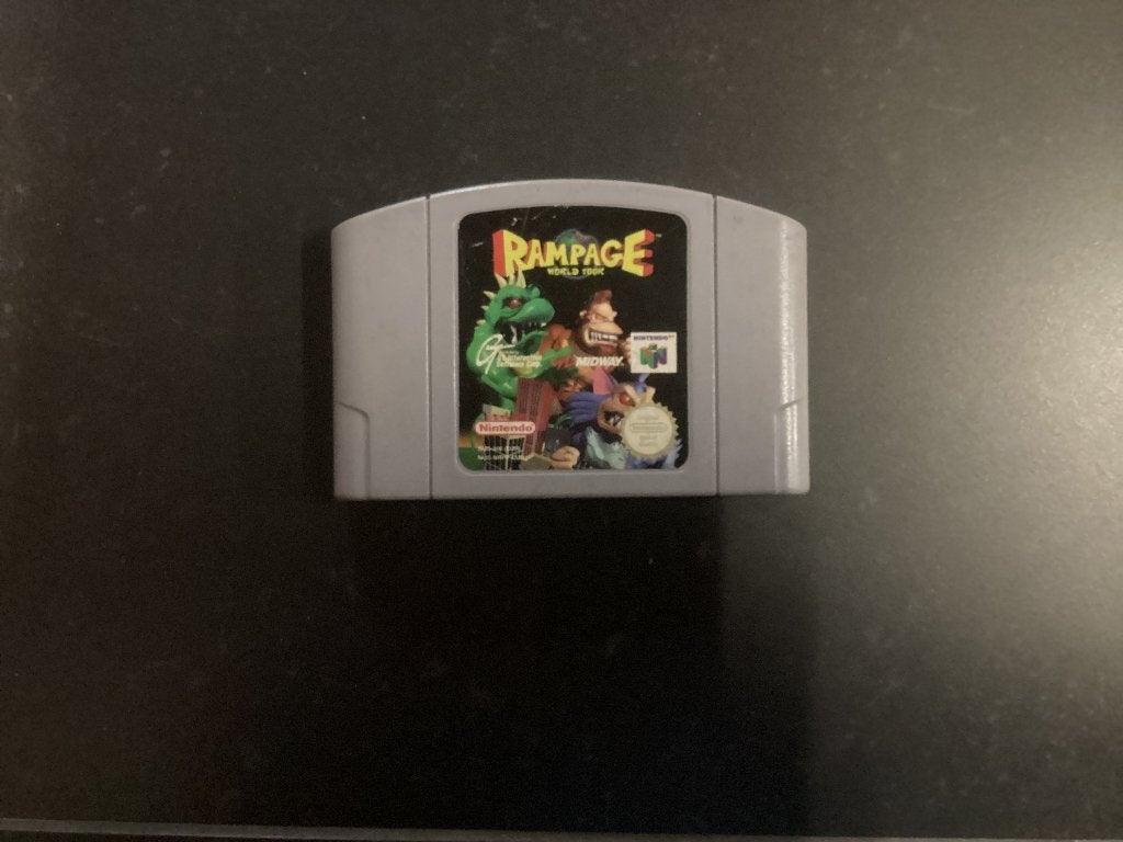 Rampage World Tour PAL Nintendo 64, Games en Spelcomputers, Games | Nintendo 64, Ophalen of Verzenden, Gebruikt