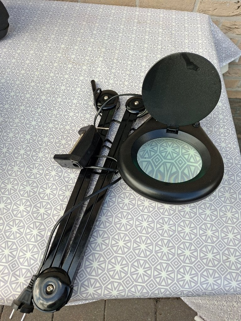 Lamp met vergrootglas, Ophalen, Gebruikt, Overige merken, Wit