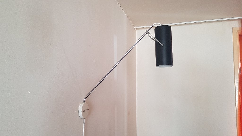 Raak C-1505 lamp jaren 60, Ophalen of Verzenden, Zo goed als nieuw, Metaal, Retro vintage jaren 50 70 oluce joe colombo sarfatti fog morup