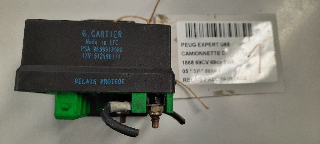 RELAIS BOUGIE PRECHAUFFAGE Expert (222 / 224) (9639912580), Kontakt-peugeot@peugeot.com, Utilisé, Peugeot Deutschland GmbH, Bahnhofsplatz
65423  Rüsselsheim, DE