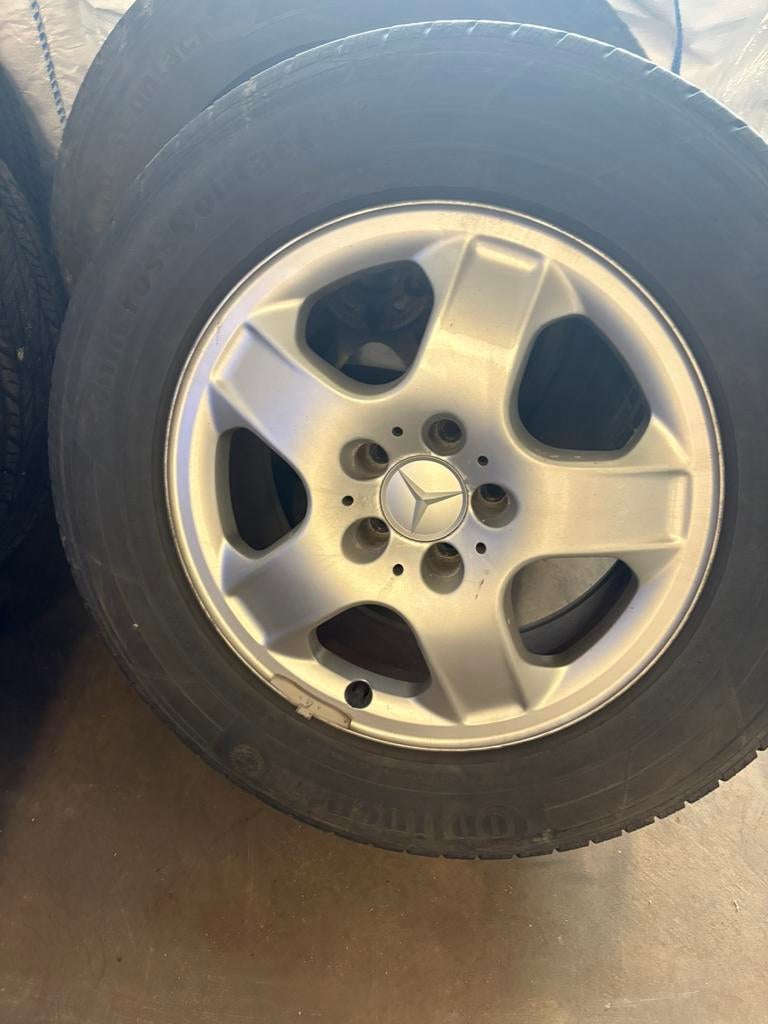 Mercedes velgen 17inch  255/60/R17, Auto-onderdelen, Banden en Velgen, Ophalen, Gebruikt, 255 mm, Velg(en)