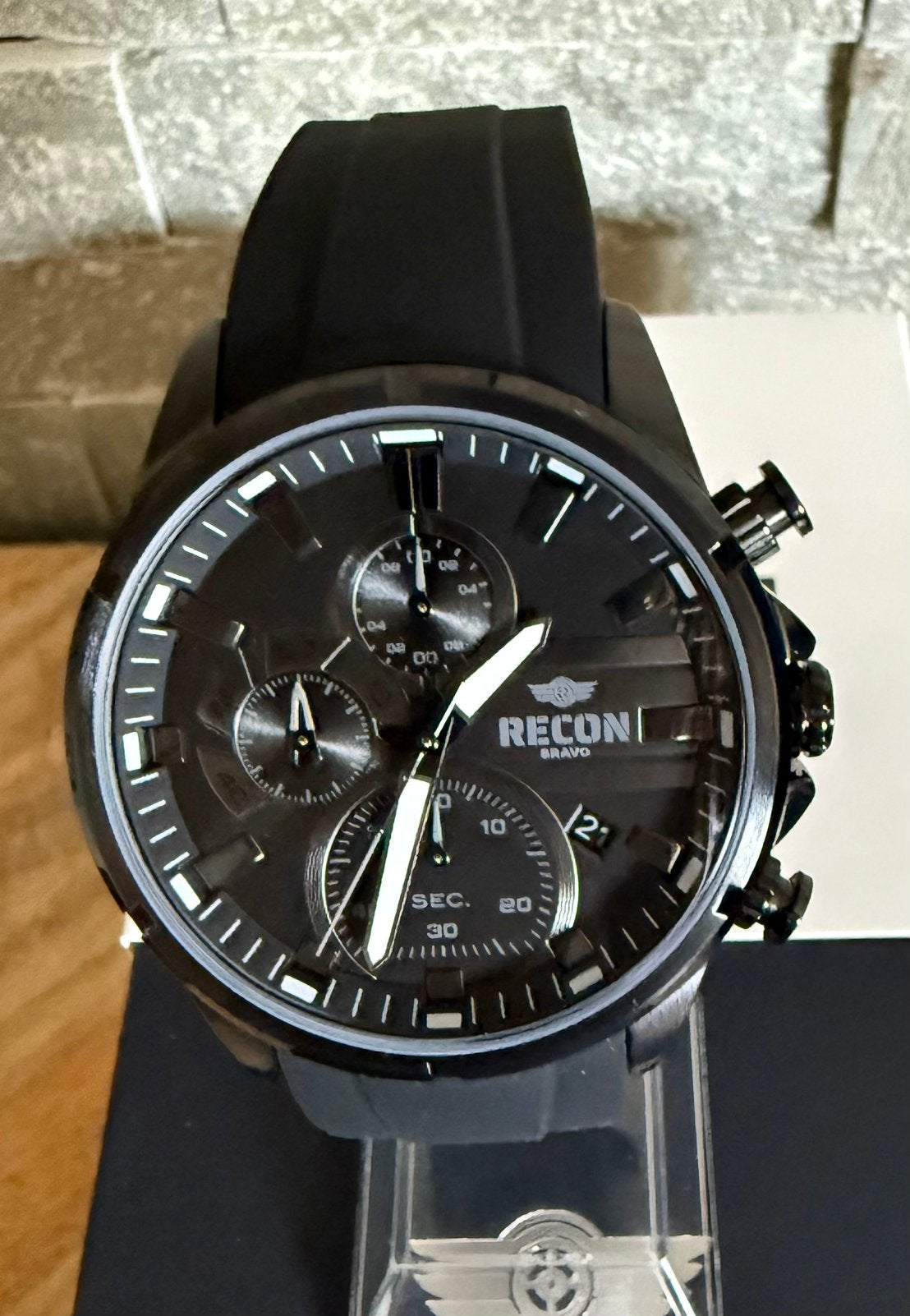 RECON BRAVO CHRONO VAUT499€! 💯%NEUF AVEC CERTIFICAT, Enlèvement ou Envoi, Neuf