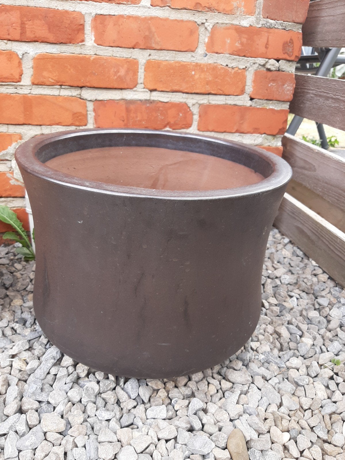 Lege pot in steen, Ophalen, Steen