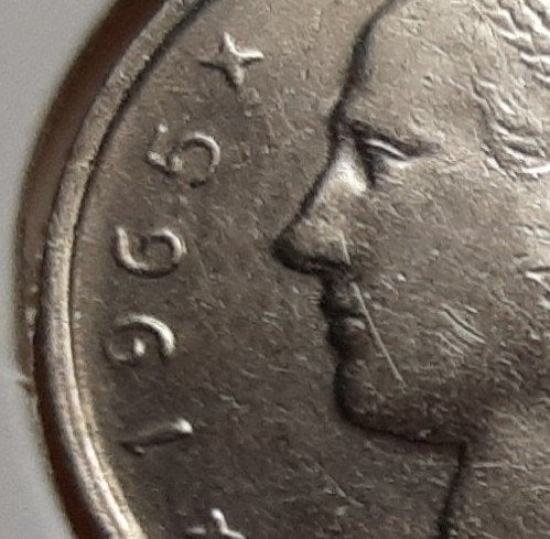 België – 5 frank – 1965 NL. (Ref 085)., Ophalen of Verzenden, Metaal, Losse munt