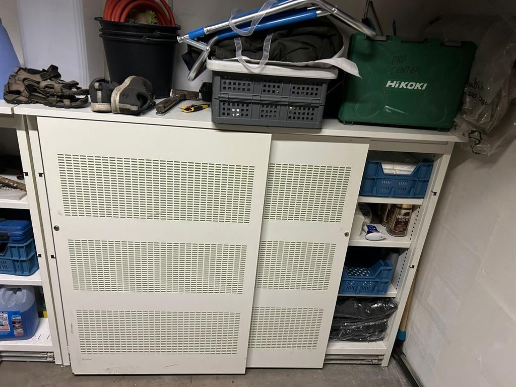 2 Armoires de rangement pour garage, professionnel., Enlèvement ou Envoi, Métal