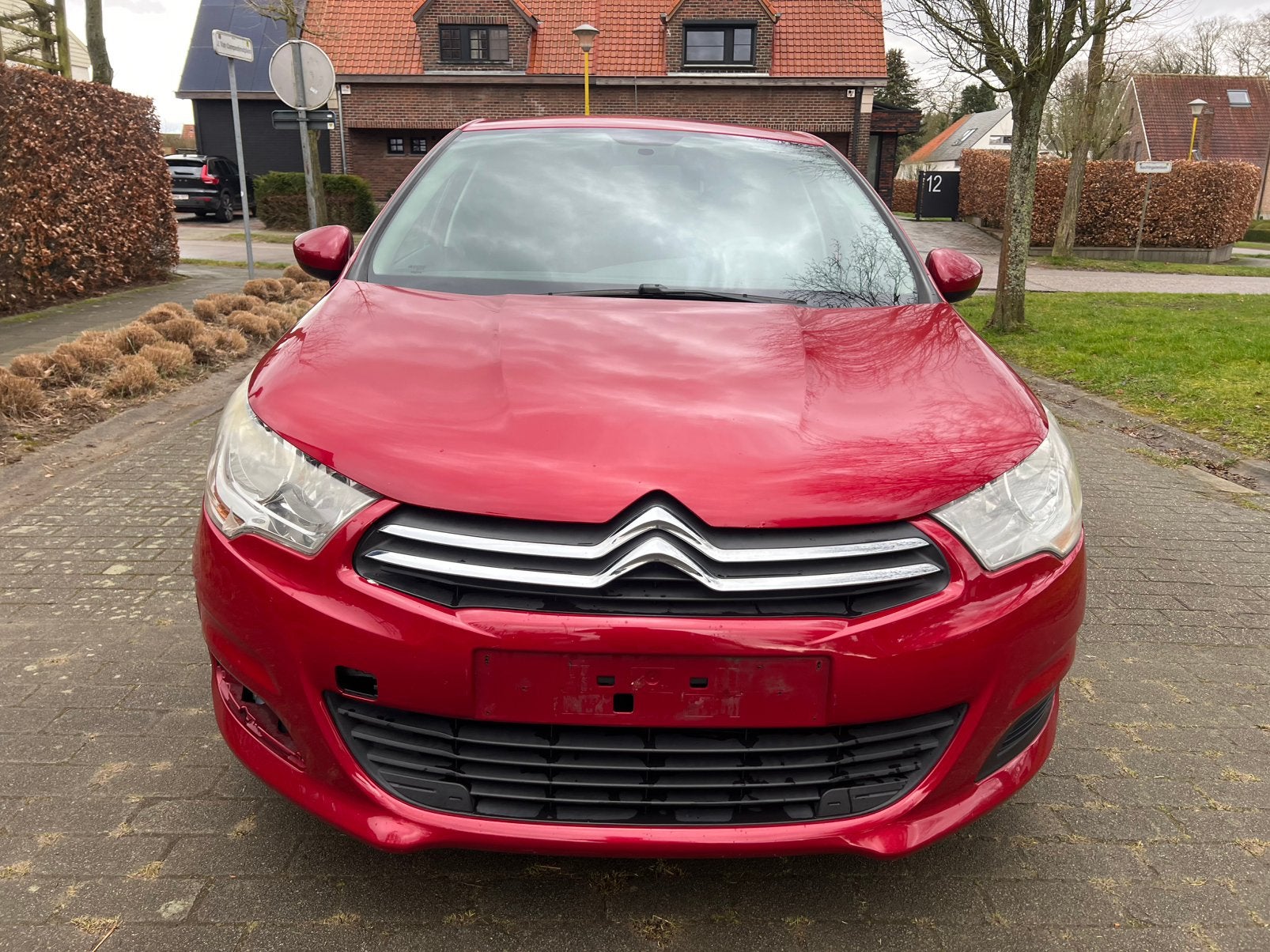 Citroen C4/1.4Benzine/2011/134.000Km/Euro5/Airco/Carnet, Rouge, Euro 5, Achat, Entreprise