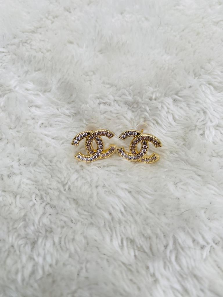 Oorbellen chic CC, Met kristal, Nieuw, Ophalen of Verzenden, Knopjes of Stekers