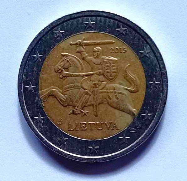 2 euro van Litouwen 2015, Ophalen of Verzenden, 2 euro, Losse munt