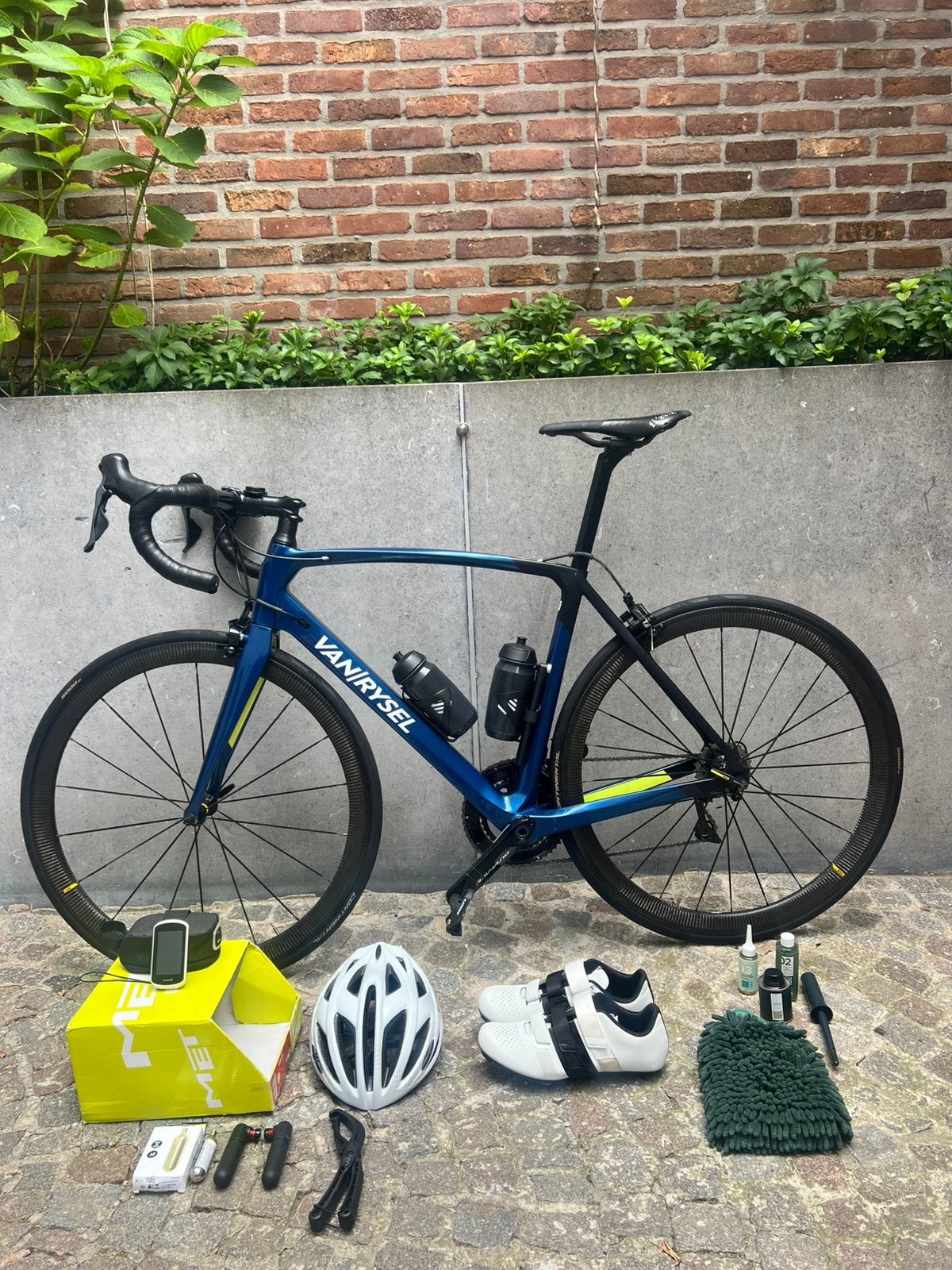 Koersfiets Van Rysel RCR Dura-Ace (M) + Garmin Edge, Fietsen en Brommers, Ophalen