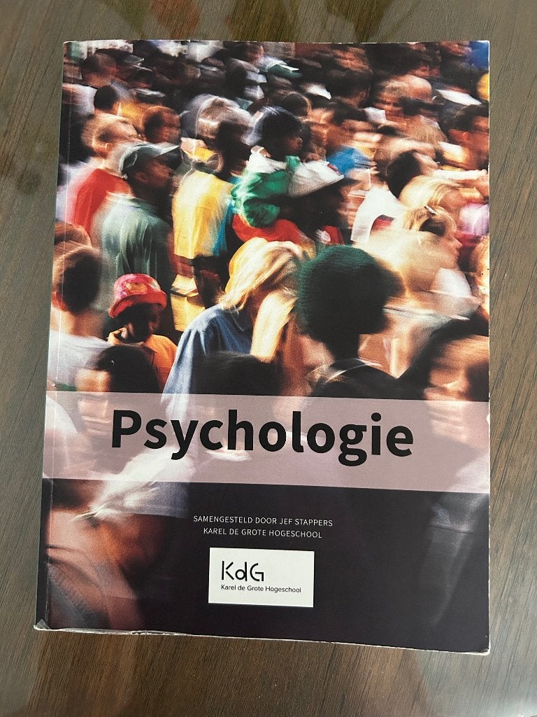 Handboek psychologie van Jef Stappers KDG, Ophalen, Zo goed als nieuw, Maatschappijleer, Pearson