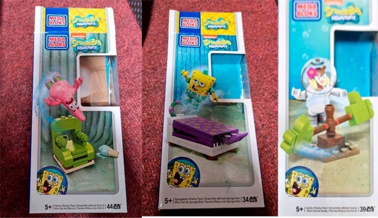 Mega Bloks Spongebob 3 pakketten, Enfants & Bébés, Jouets | Blocs de construction, Enlèvement, Utilisé, Megabloks