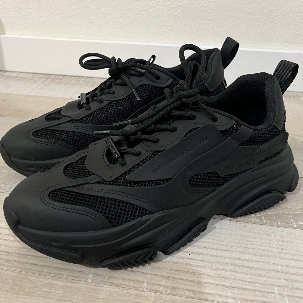 Steven Madden Posess Sneakers, Zwart, Ophalen of Verzenden, Zo goed als nieuw, Steve Madden