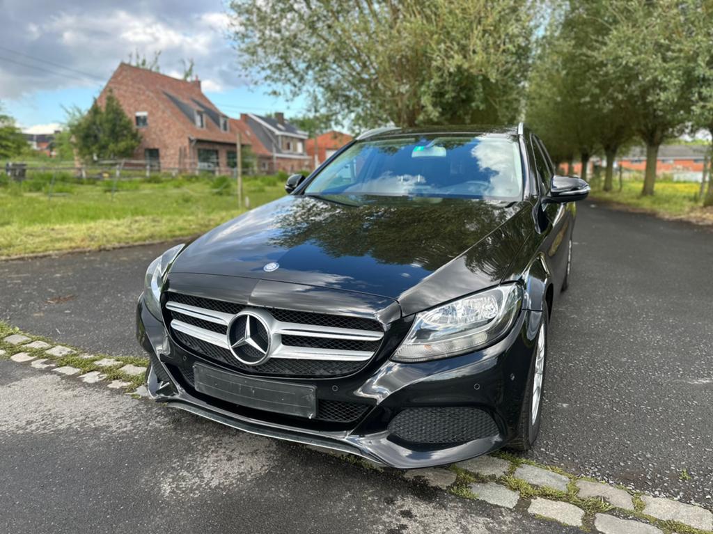 Mercedes benz c180 d 2016 euro 6b, Auto's, Mercedes-Benz, Stof, Euro 6, Zwart, Particulier