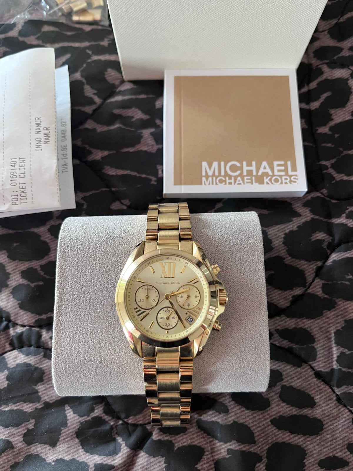 Montre à aiguilles Michael Kors, Bijoux, Sacs & Beauté, Montre-bracelet, Enlèvement, Acier, Acier
