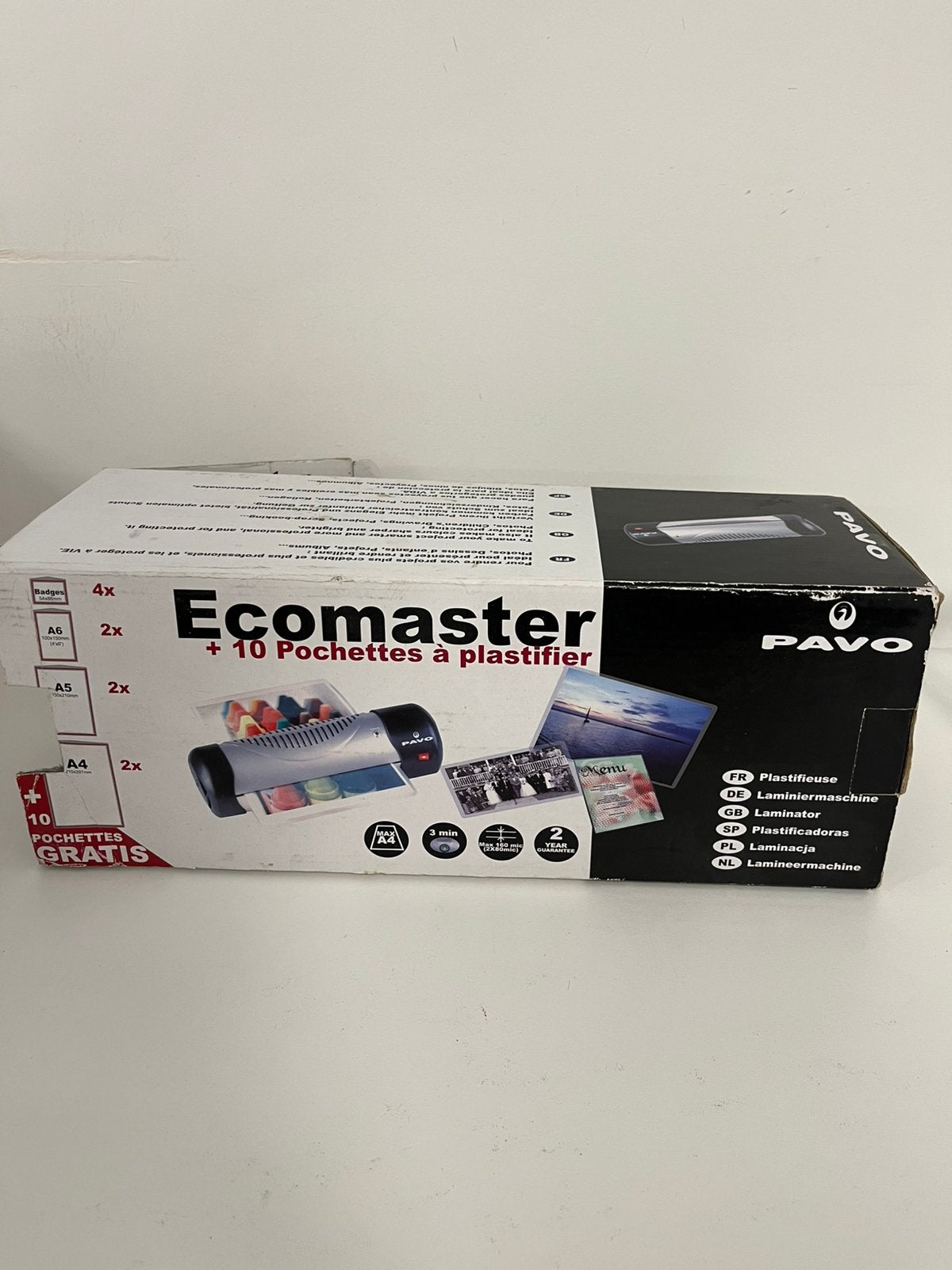 ecomaster laminator, Enlèvement, Comme neuf