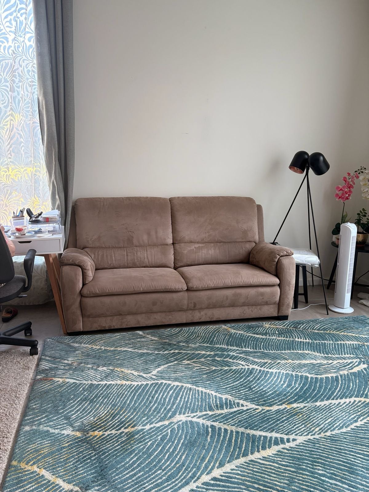 Bank en 2 fauteuils, Huis en Inrichting, Ophalen, Zo goed als nieuw