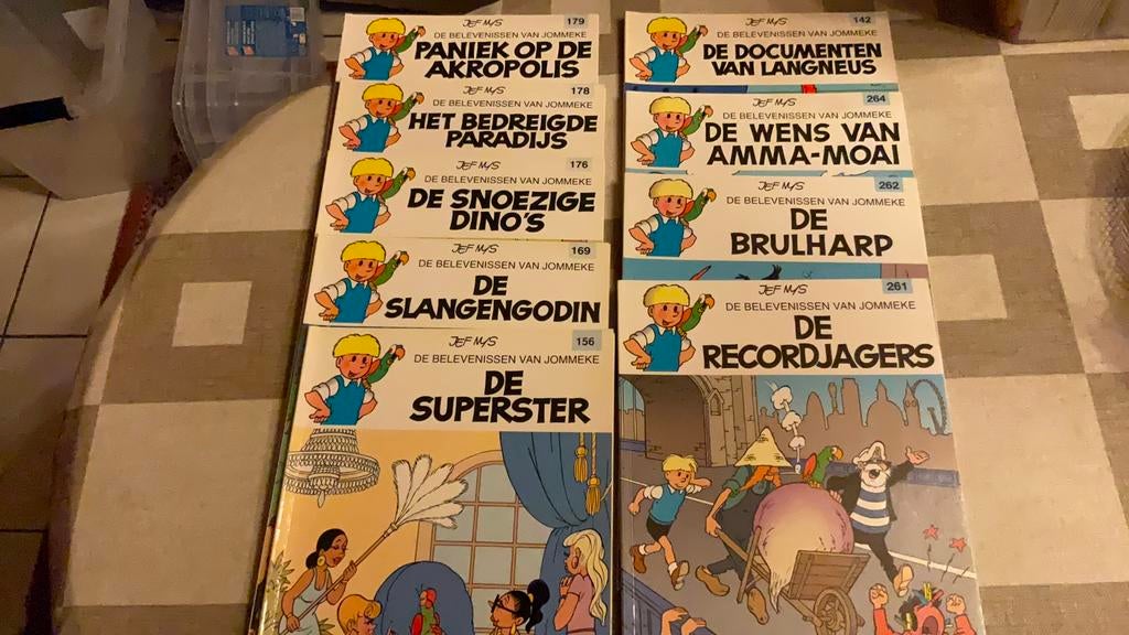 Jommeke - 9 strips voor 20,00 € of 2,50 €/ stuk, Boeken, Ophalen of Verzenden, Zo goed als nieuw