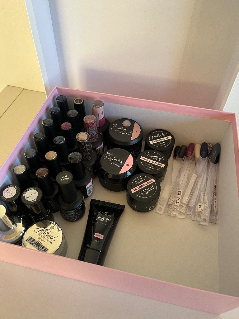 Nagelspullen, Handtassen en Accessoires, Uiterlijk | Cosmetica en Make-up, Ophalen, Zo goed als nieuw, Handen en Nagels, Make-up