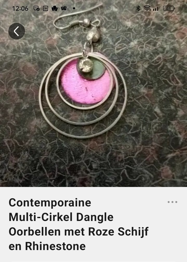 enkel oorbel  lamp drupelen een studoorbel en 2 speldjes, Bijoux, Sacs & Beauté, Boucles d'oreilles, Enlèvement ou Envoi