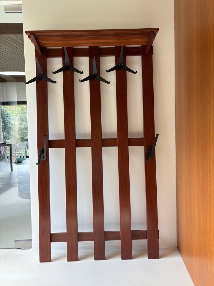 Vintage kapstok, Huis en Inrichting, Woonaccessoires | Kapstokken, Gebruikt, 150 tot 200 cm, Hout, Ophalen