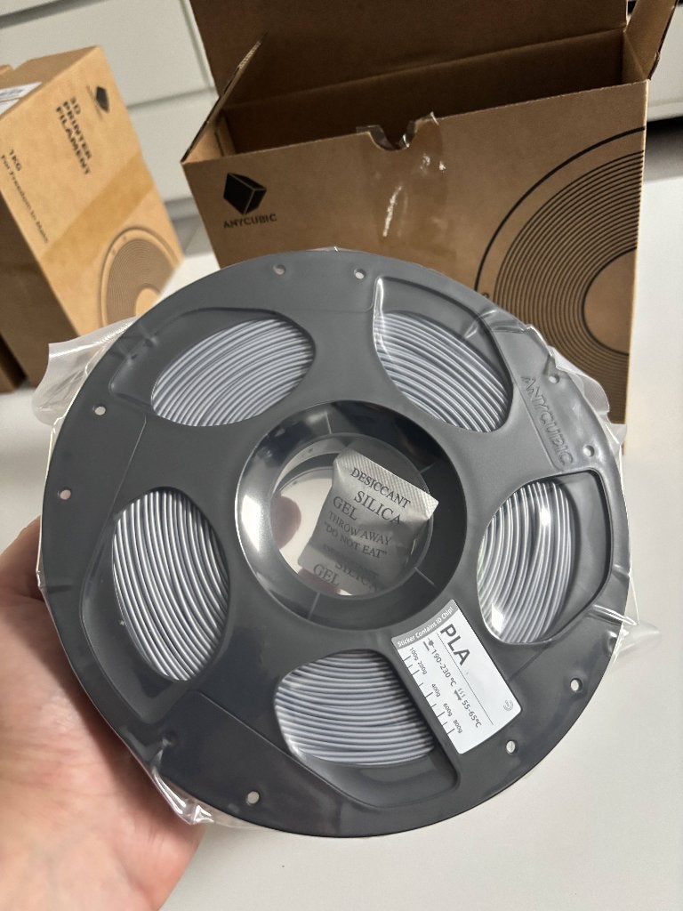 Bobine PLA Anycubic Silver (Argent) 1KG, Enlèvement ou Envoi, Neuf