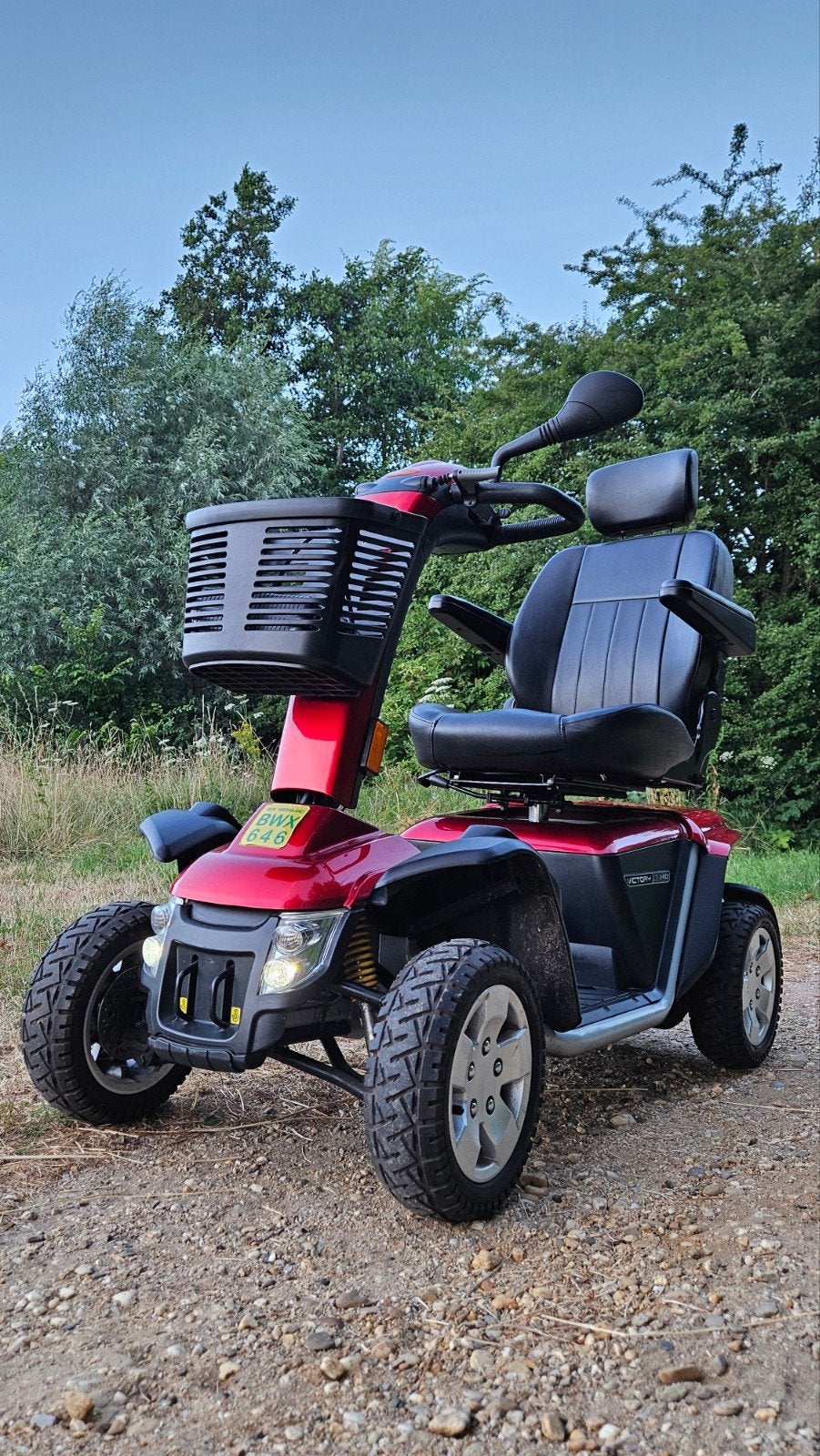 Trottinette Pride Victory 140XL, trottinette rapide, 20 km/h, Divers, Chaises roulantes, Comme neuf, Fauteuil roulant électrique