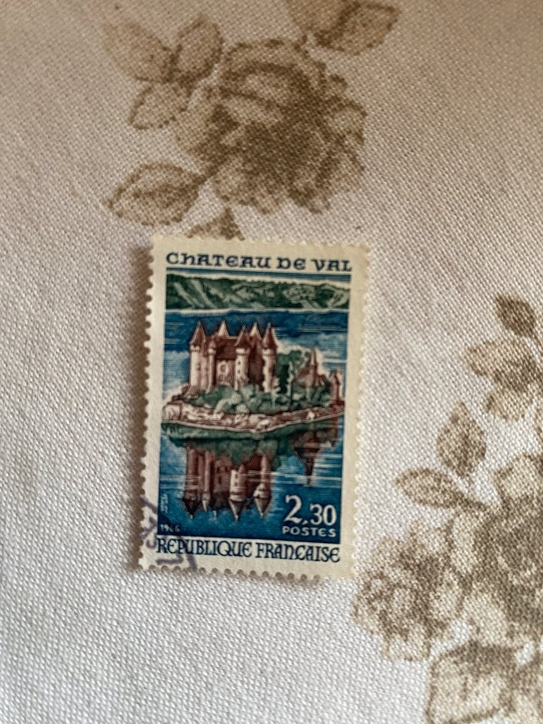 Stempel France Château de Val 2.3F 1966 1506 ZG st, Postzegels en Munten, Postzegels | Europa | Frankrijk, Gestempeld, Verzenden