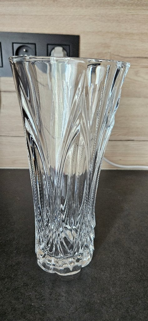 Vase, Enlèvement, Comme neuf, Transparent, Verre
