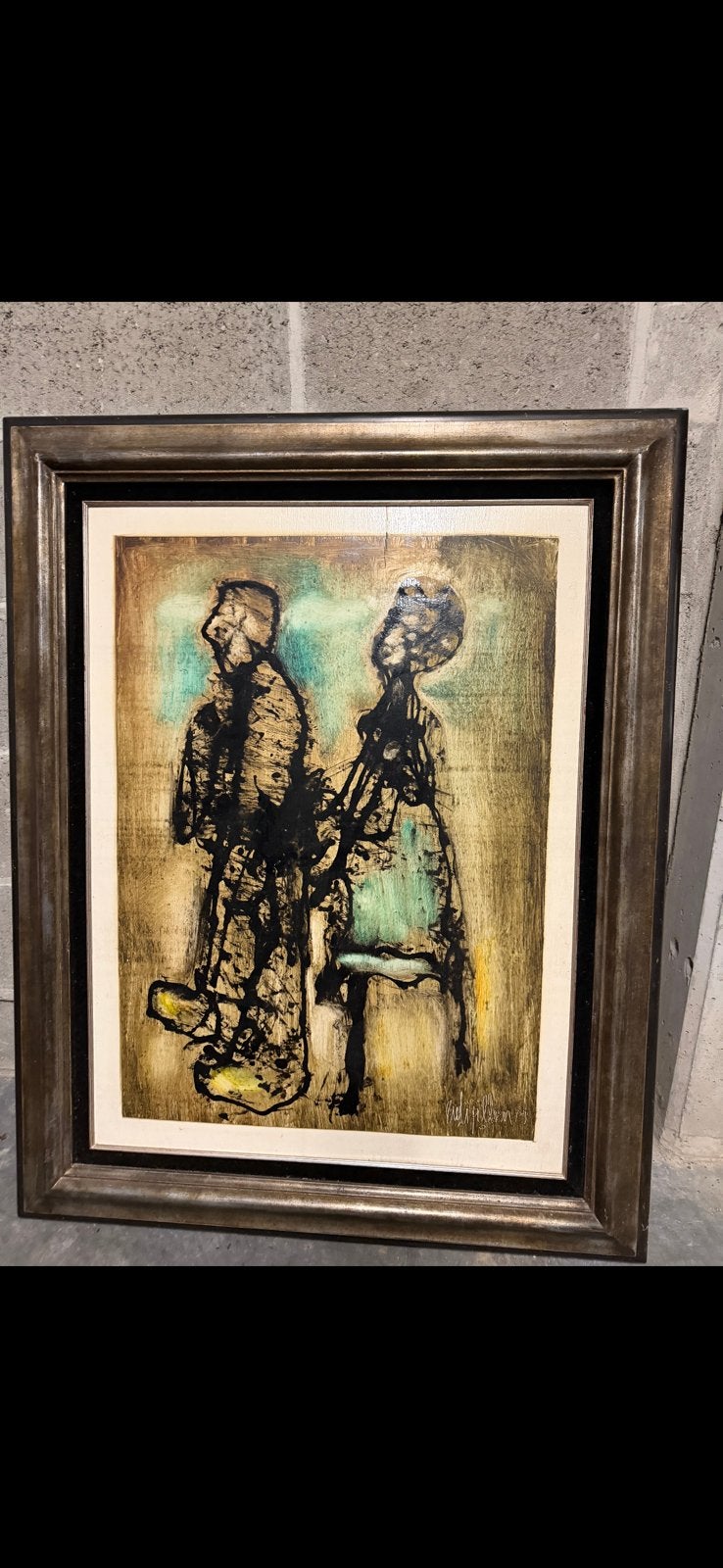 Rudi Pillen (1931-2014) - Origineel schilderij (1973), Enlèvement