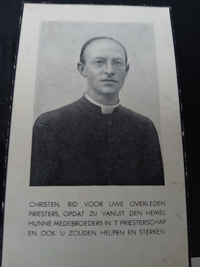 E.P.Delafaille overl 1940, Verzamelen, Bidprentjes en Rouwkaarten, Verzenden, Bidprentje