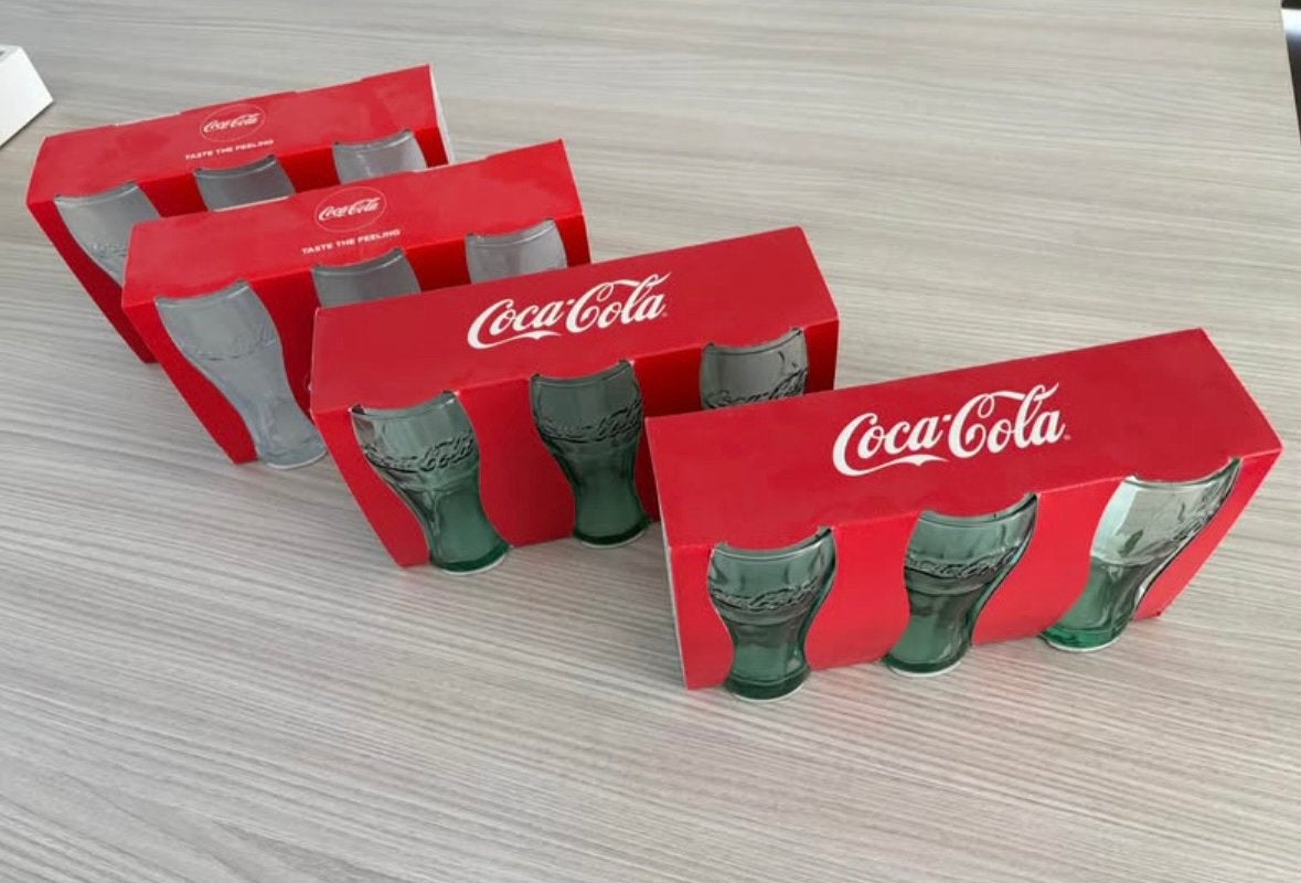 Coca cola glazen (nieuw, 12 stuks), Verzamelen, Ophalen, Nieuw, Frisdrankglas