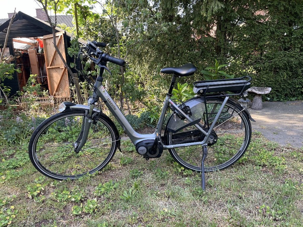 Elektrische damesfiets, Ophalen, Velgrem, Versnellingen, Zo goed als nieuw