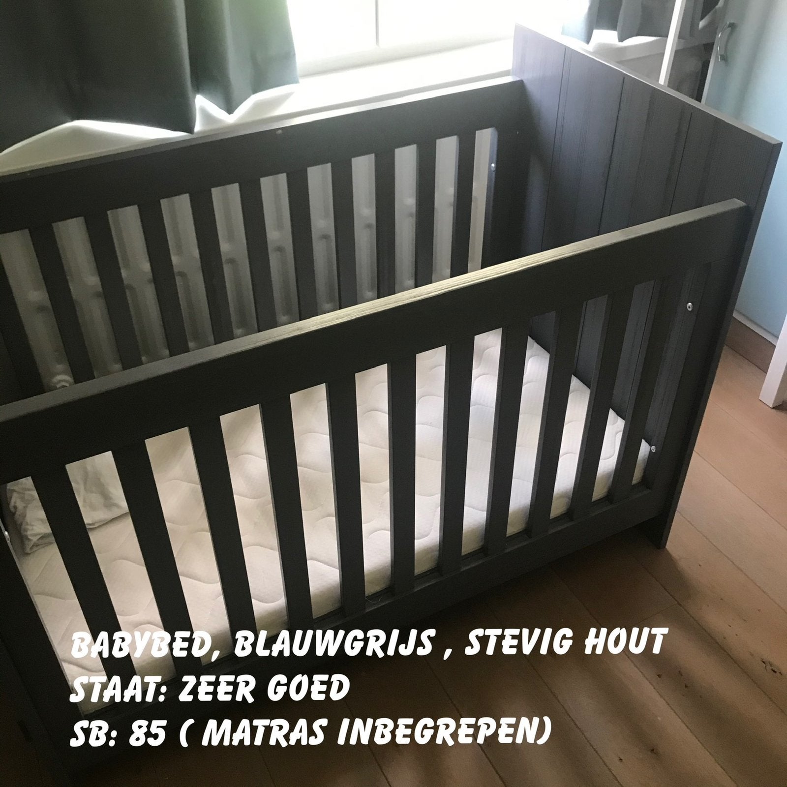 Babybed, Kinderen en Baby's, Ophalen, Gebruikt, Jongetje of Meisje