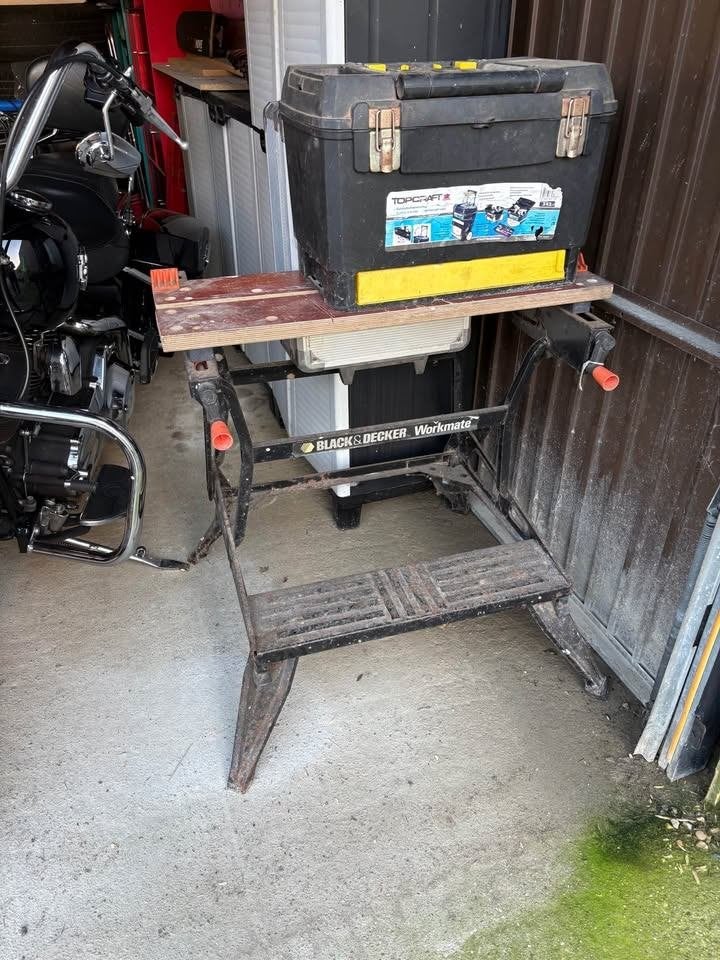 Werkbank, Ophalen, Gebruikt, Bankschroef