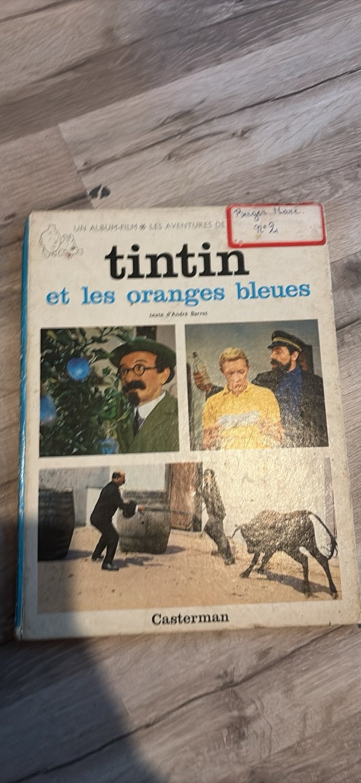 Tintin et les oranges bleues, Boeken, Ophalen, Zo goed als nieuw