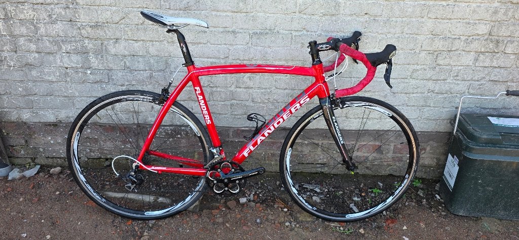 flanders race fiets, Autres marques, Frein sur jante, Aluminium, Comme neuf
