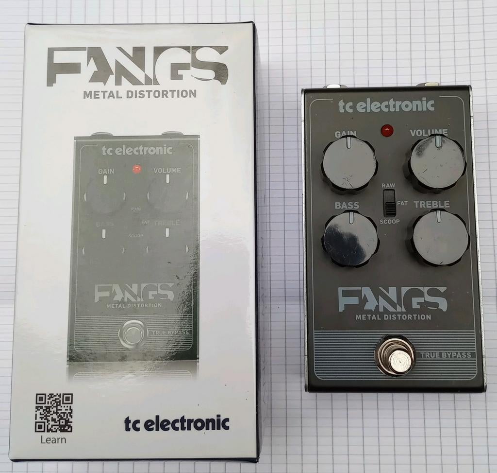 TC Electronic FANGS Metal Distortion, Ophalen of Verzenden, Gebruikt, Distortion, Overdrive of Fuzz